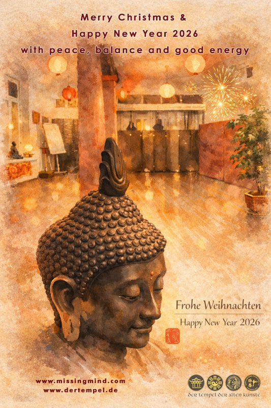 Frohe Weihnachten und Happy New Year 2026 – Der Tempel der alten Künste